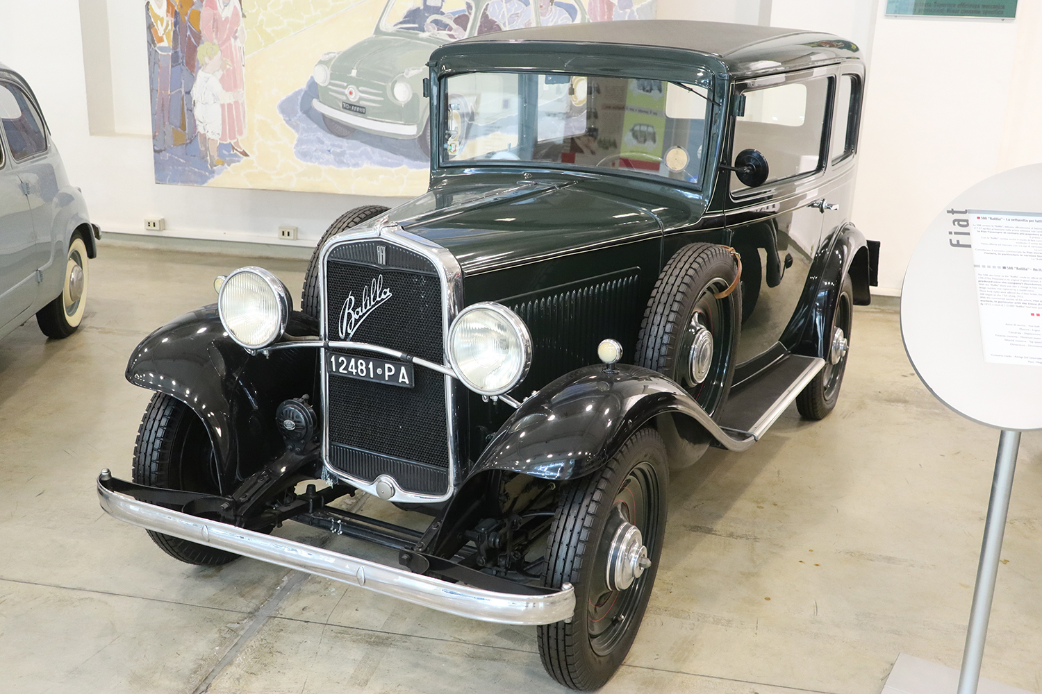 1932 FIAT 508 "Balilla"のフロントスタイリング