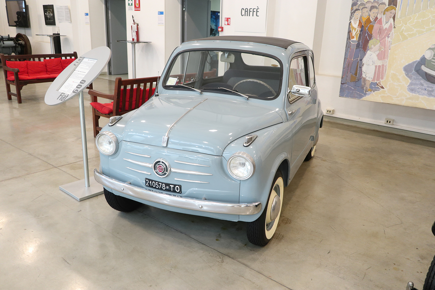 1955-60 FIAT 600のフロントスタイリング