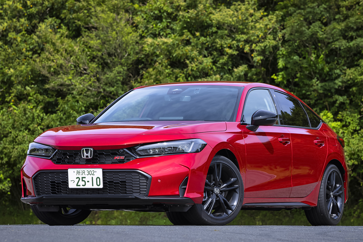 ホンダ・シビックe:HEV RSのフロントスタイリング