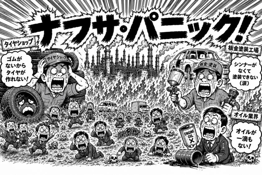 エンジンオイルもタイヤもお店から消えた!?　ナフサ不足騒動の裏にある「マイルドな買い占め」と2050年に訪れる本当の危機