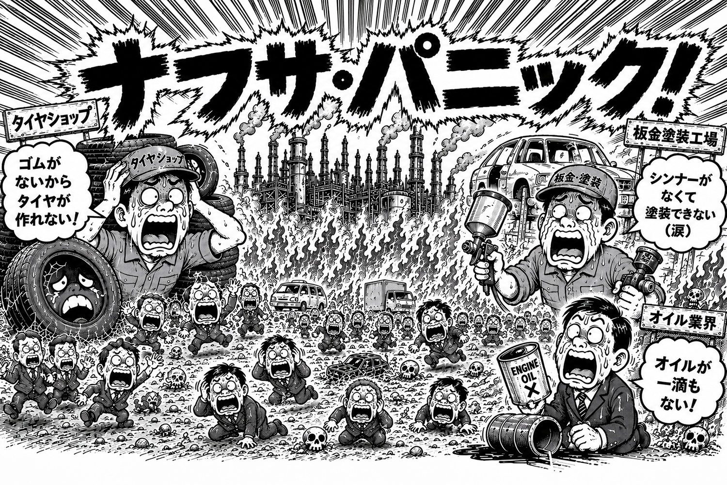 エンジンオイルもタイヤもお店から消えた!?　ナフサ不足騒動の裏にある「マイルドな買い占め」と2050年に訪れる本当の危機