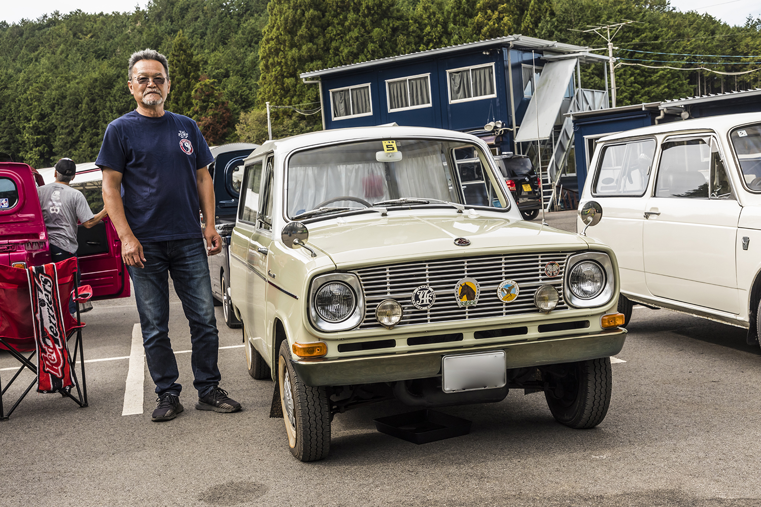 1967年三菱360バンと中島さん