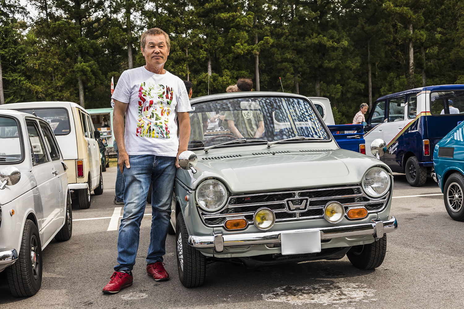 1968年ホンダN360TGと倉橋さん