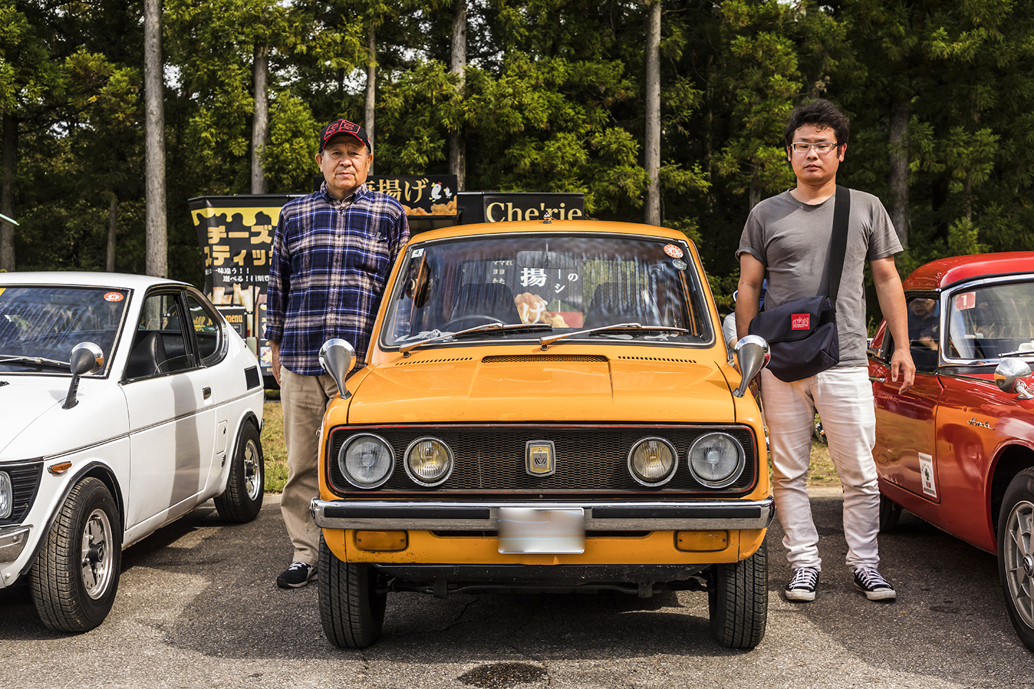 1970年三菱ミニカ70GSSと木下さん
