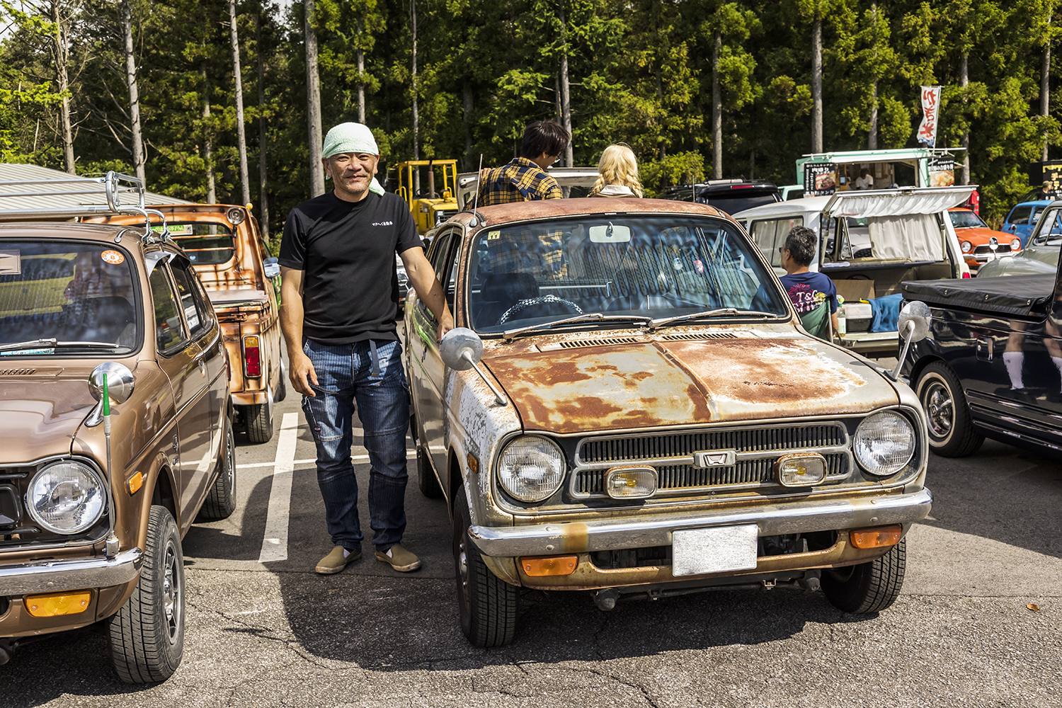 1971年ホンダ・ライフスーパーデラックスと又平さん
