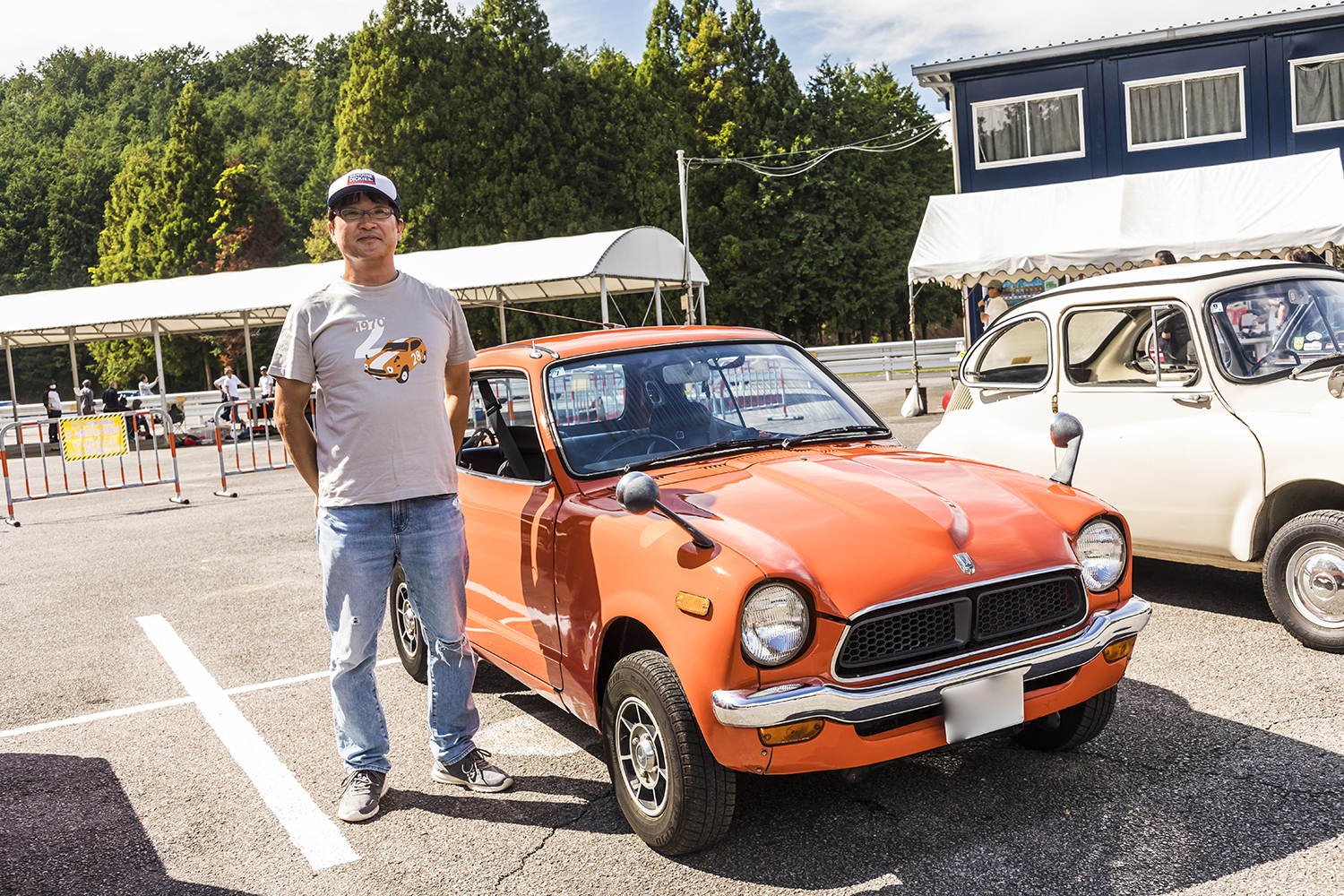 1973年ホンダZハードトップGLと高柳さん