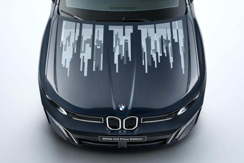 ボディカラーを選ぶ時代はもう終わる！　BMWが2027年市販予定の自由にボディカラーや模様を変えられるクルマとは？