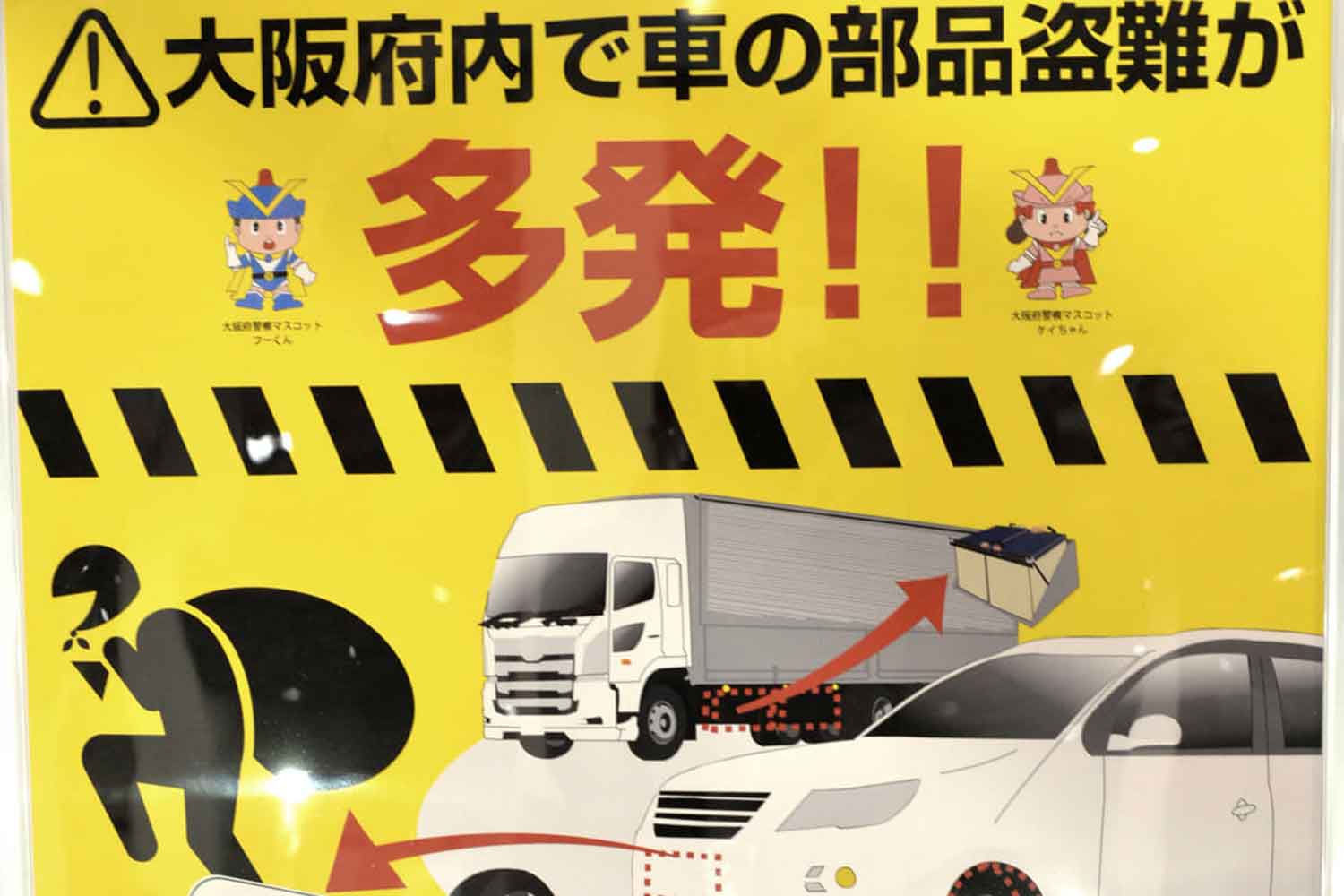 盗難警告ポスター
