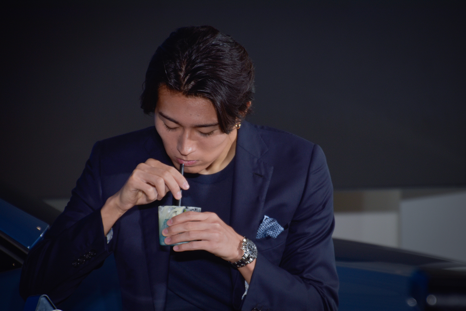 食リポにチャレンジする中村敬斗選手 〜 画像15