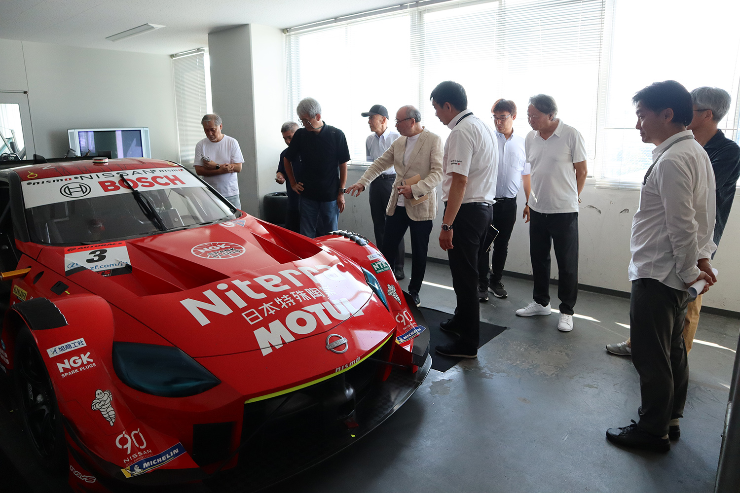 NISMOによるGT車両勉強会の様子