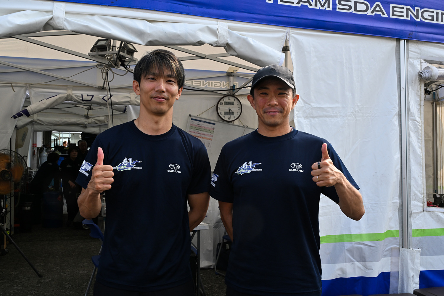 Team SDA Engineering 61号車「SUBARU HIGH PERFORMANCE X Version II」井口卓人選手（右）