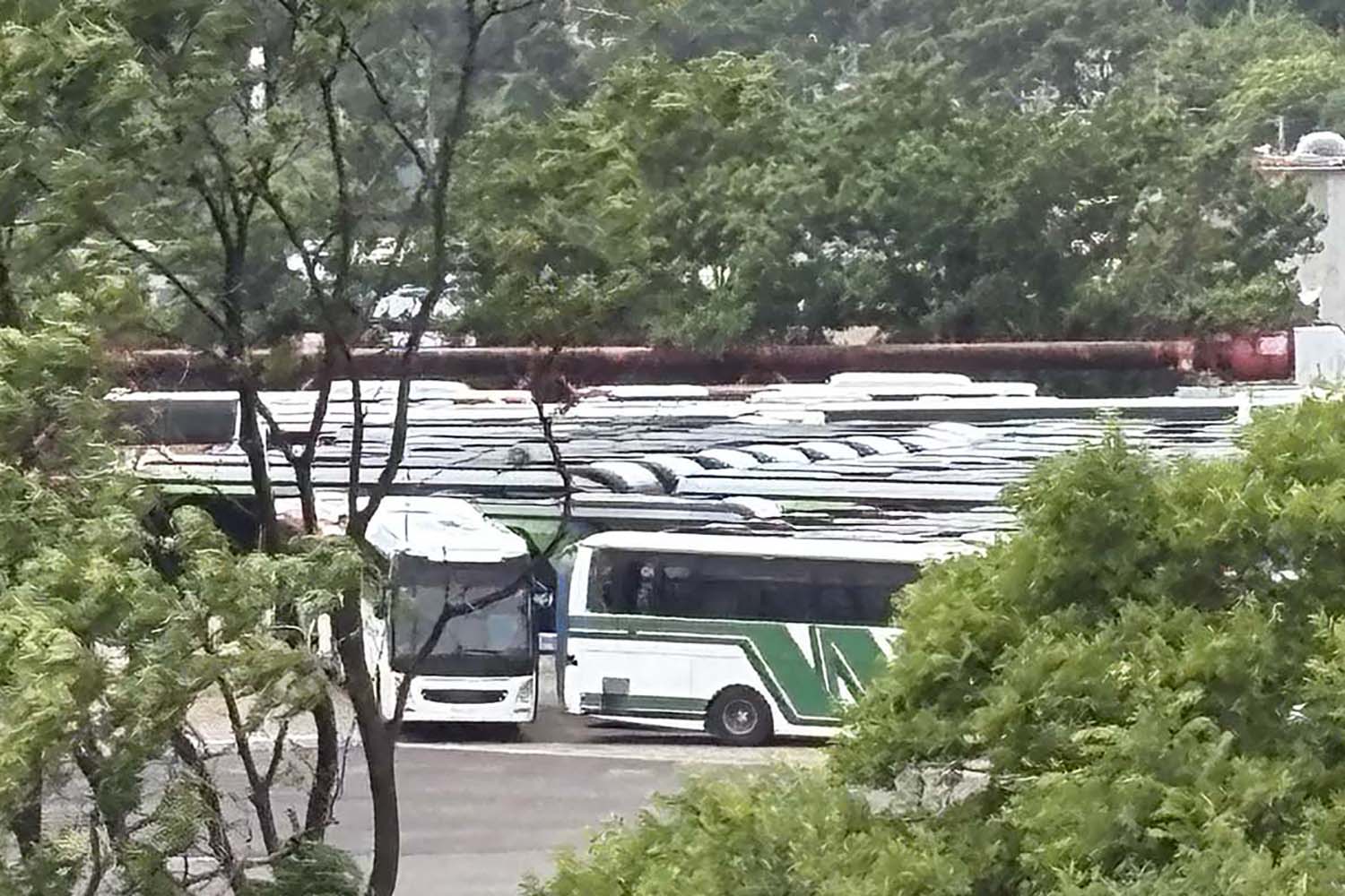 EVMJのバス置き場