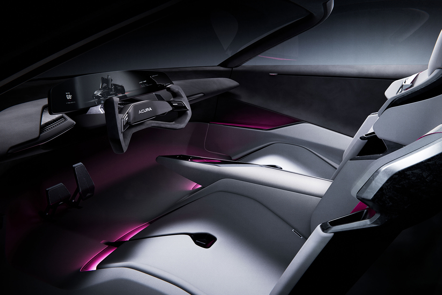 Acura NEXERA Visionの車内
