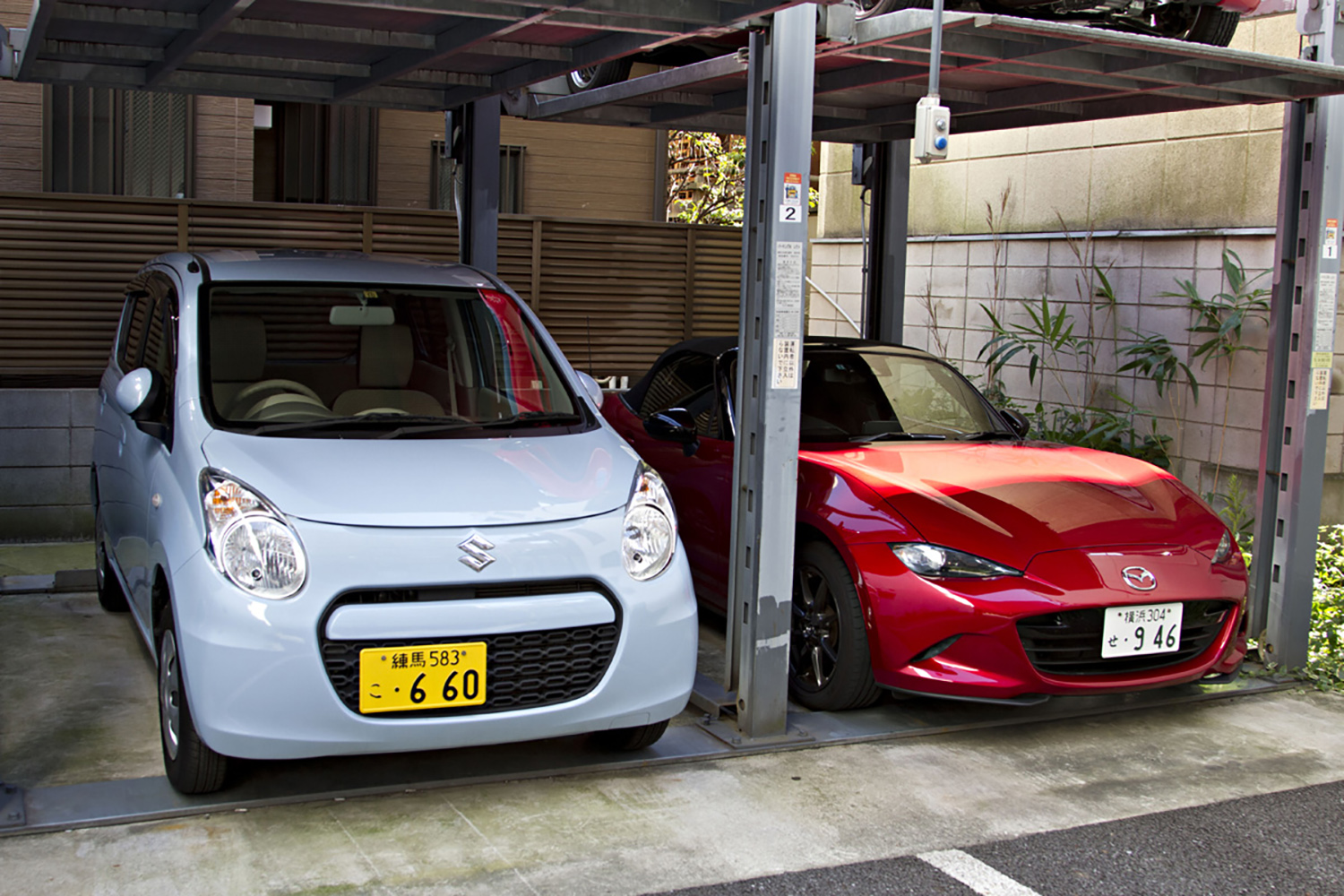 軽自動車を停めた駐車場のイメージ 〜 画像5