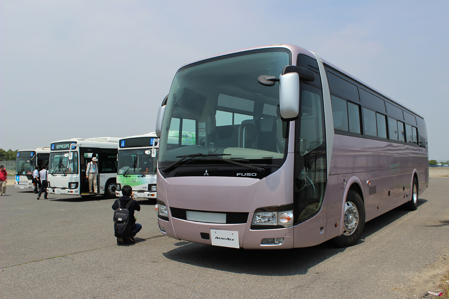 三菱ふそうのバス