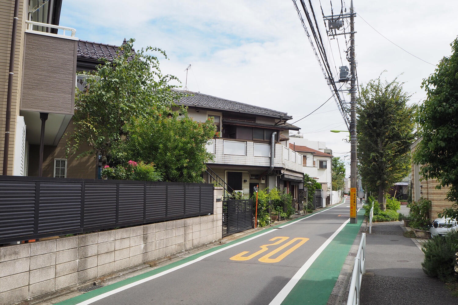 世田谷区の路地のイメージ