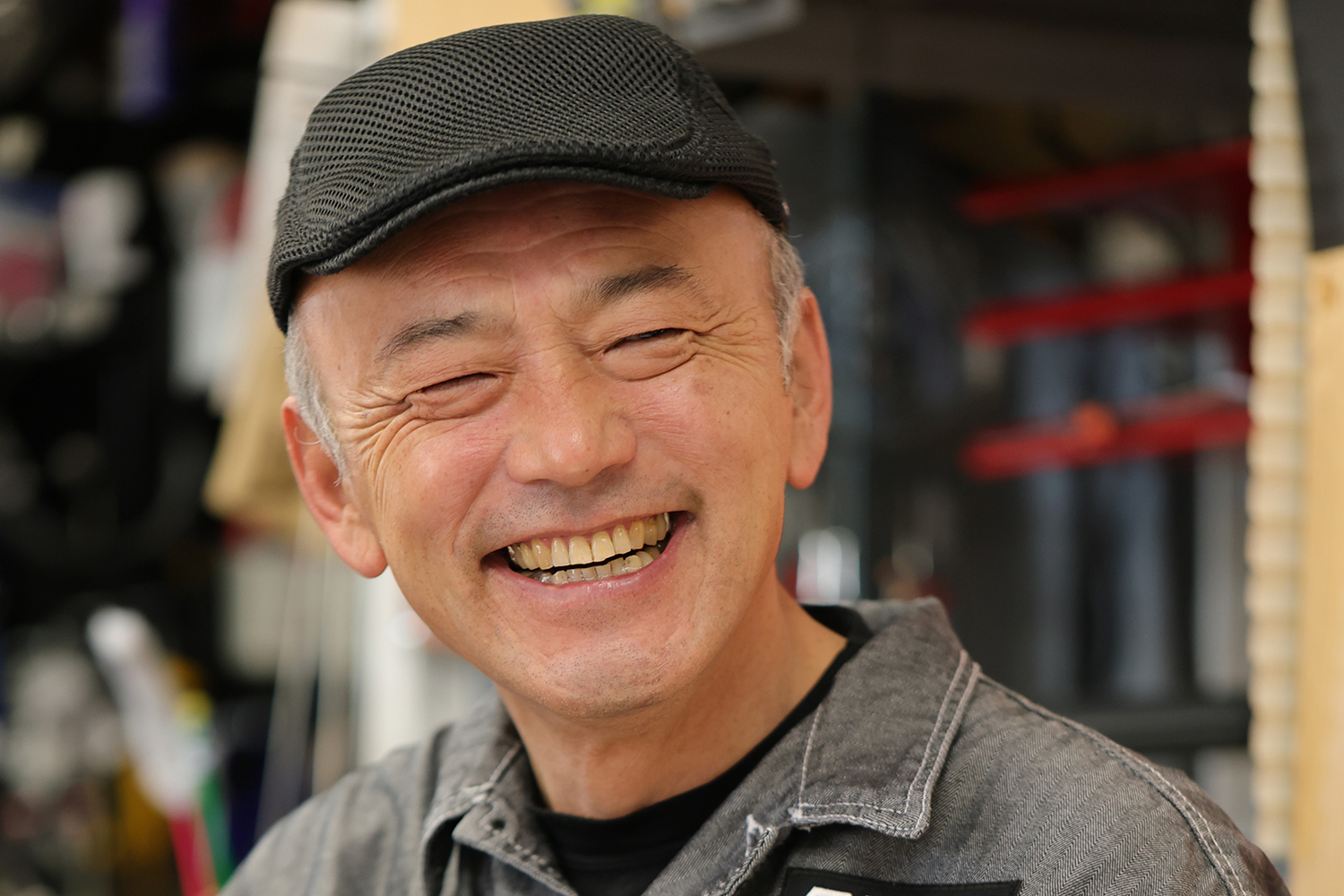 「車の解体工場 株式会社ギヤ」の上村正則さん
