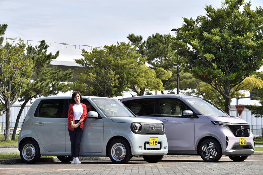 「サクラより115kmも多く走れる」で勝負！　EV軽自動車の「ホンダN-ONE e:」と「日産サクラ」を走り比べた!!