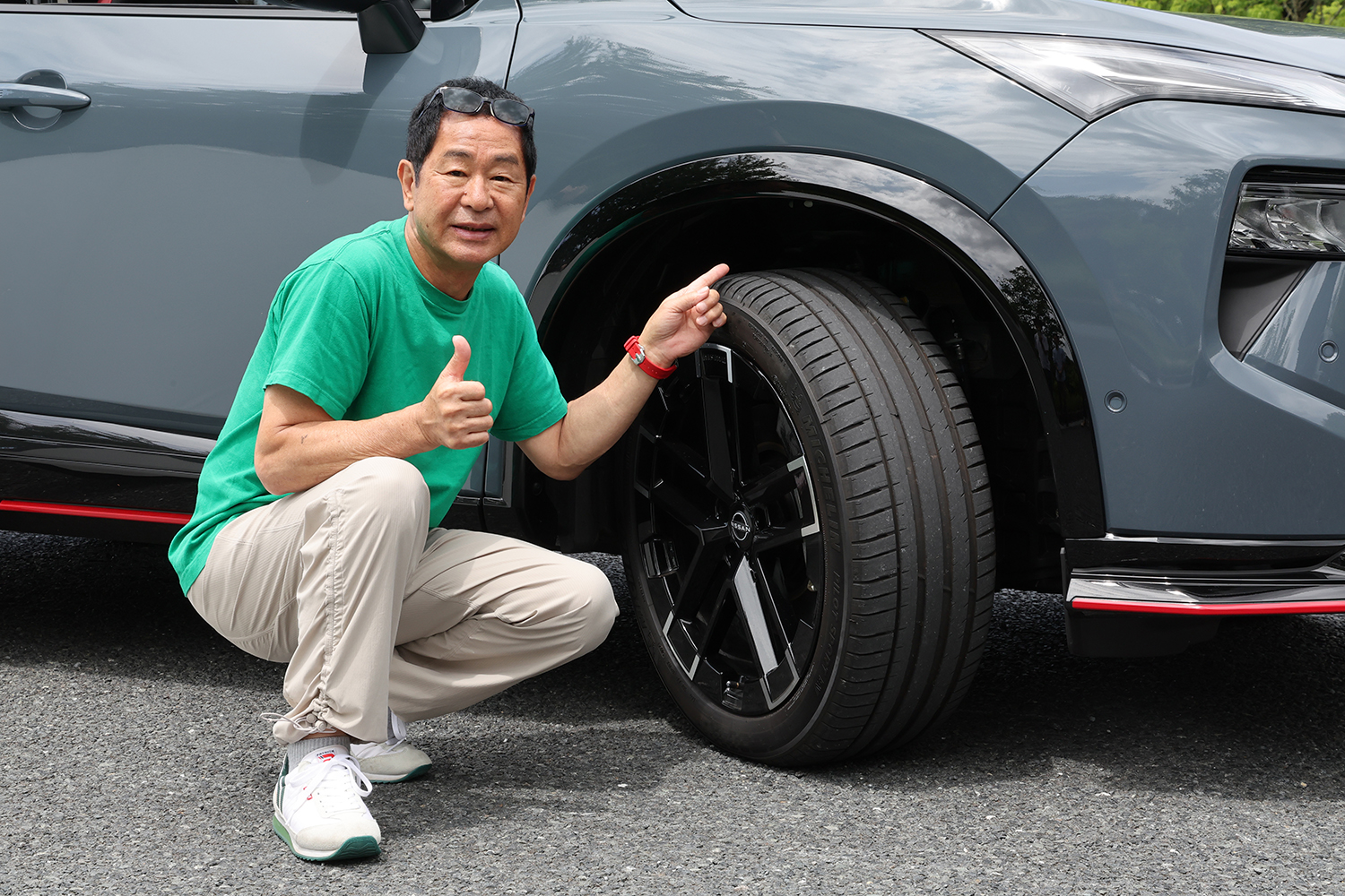 土屋圭市さんの気に入りは日産エクストレイルニスモのサスペンション