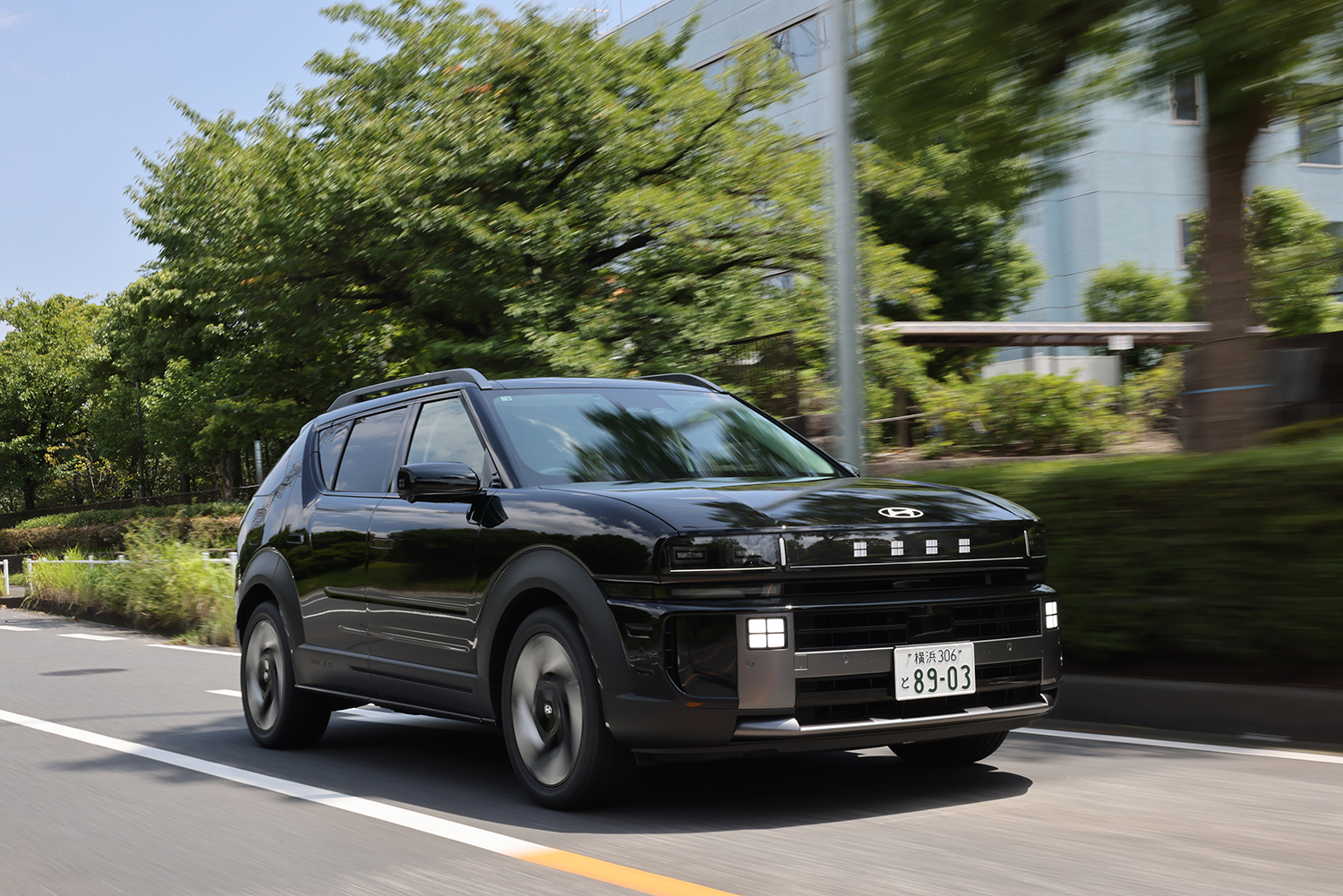 ヒョンデNEXOの走行シーン