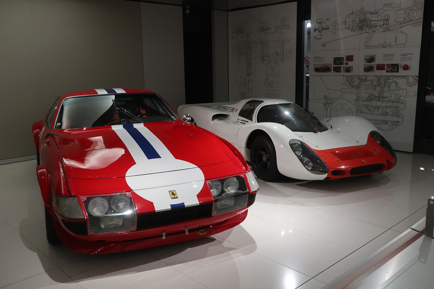 1971 Ferrai 365 GTB4 “DAYTONA” Competizione & 1969 Porsche 908