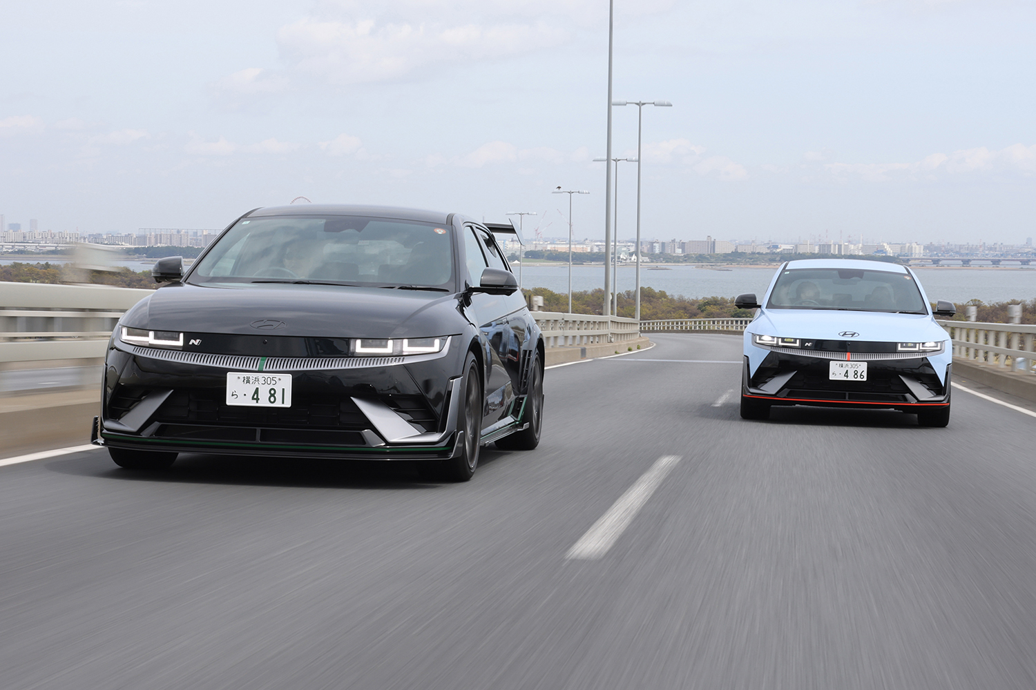 ヒョンデ・アイオニック5 N DKエディションとアイオニック5 Nの走行