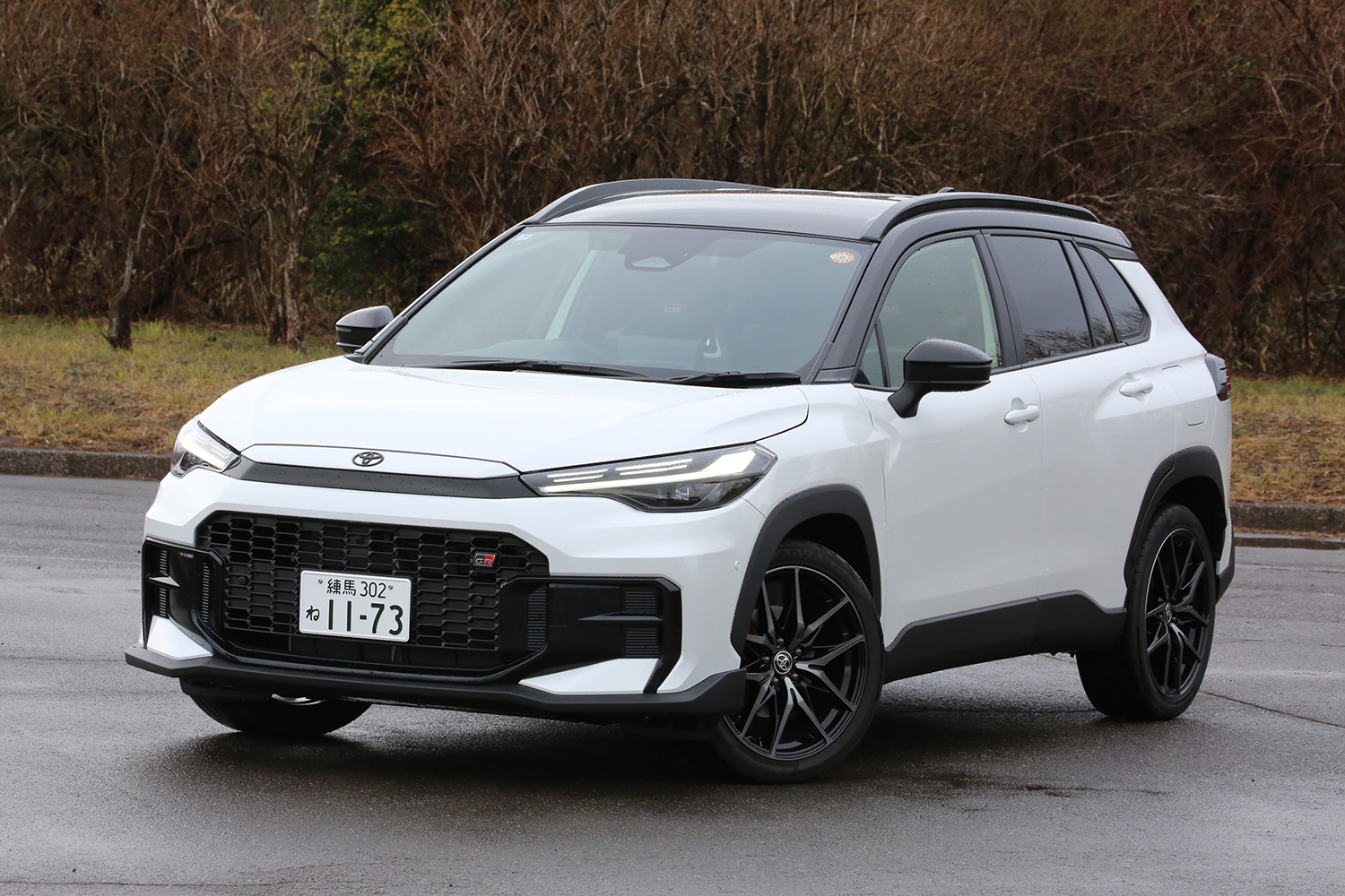 トヨタ・カローラクロスGR SPORTのフロントスタイリング