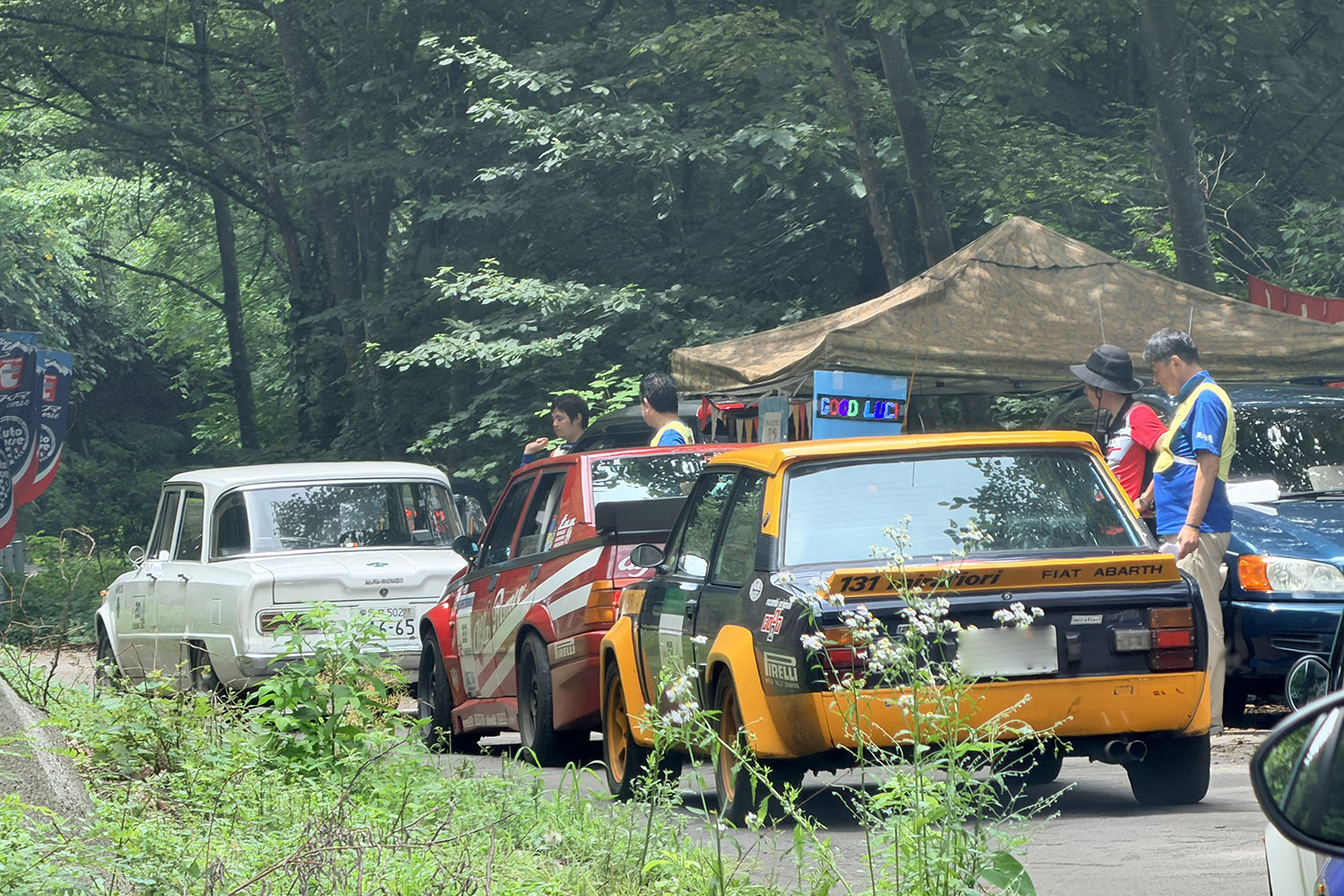ストートの順番を待つ第1回クロノサリタ嬬恋の参加車両 〜 画像17