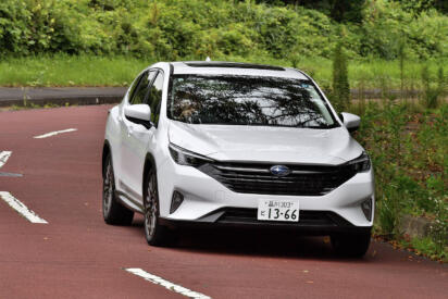 【試乗】待望のストロングハイブリッドが追加された「SUBARUレヴォーグ レイバック」に公道で乗った！　ターボよりも大人の乗り味でキャラの違いはクッキリ