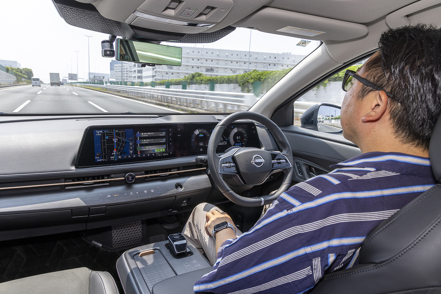日産アリアのハンズオフ走行 〜 画像5