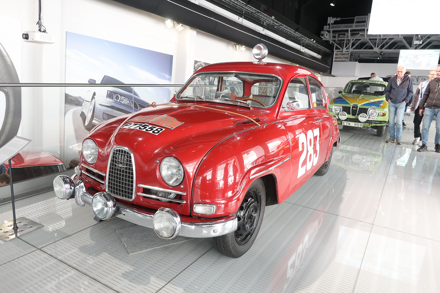 1963 Saab 96 The Winning Car of ’63 The Monte Carlo Rally(Replica)