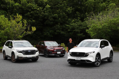 新型CX-5 vs フォレスター vs ZR-Vを独自に実走比較テスト！　300万円台で選ぶ「正解」のSUVはどれ？