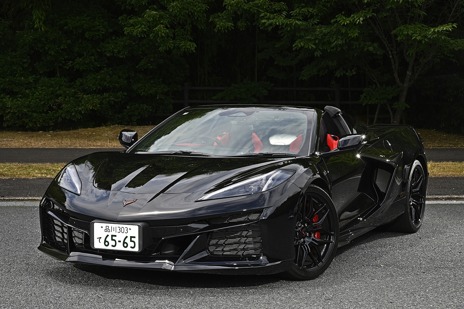 シボレー・コルベットZ06のフロントスタイリング