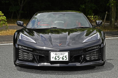 【試乗】8550回転の高回転で646馬力を発生するV8ユニット！　コルベットZ06が見せた楽しさ溢れる走り