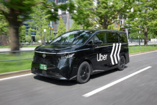 新型エルグランドがUberの高級配車車両に