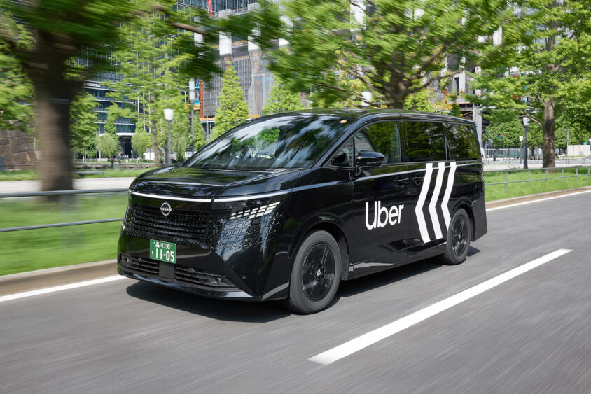 Uberでタクシー配車したら日産エルグランドが来るかも！　新型エルグランドをUberプレミアム対象車両に追加