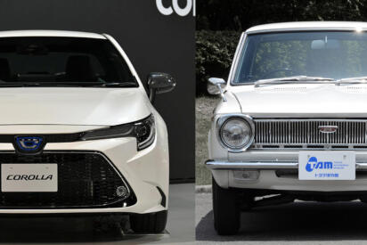 初代カローラの幅は今の軽サイズだった。 日本車のボディが巨大化し続ける納得の理由
