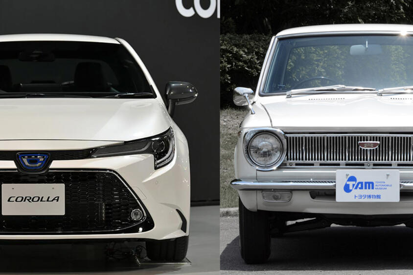 初代カローラの幅は今の軽サイズだった。 日本車のボディが巨大化し続ける納得の理由