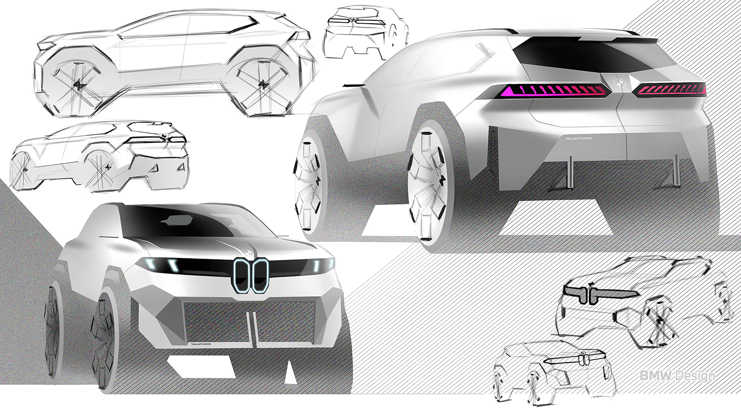 BMW iX3のスケッチ 〜 画像9