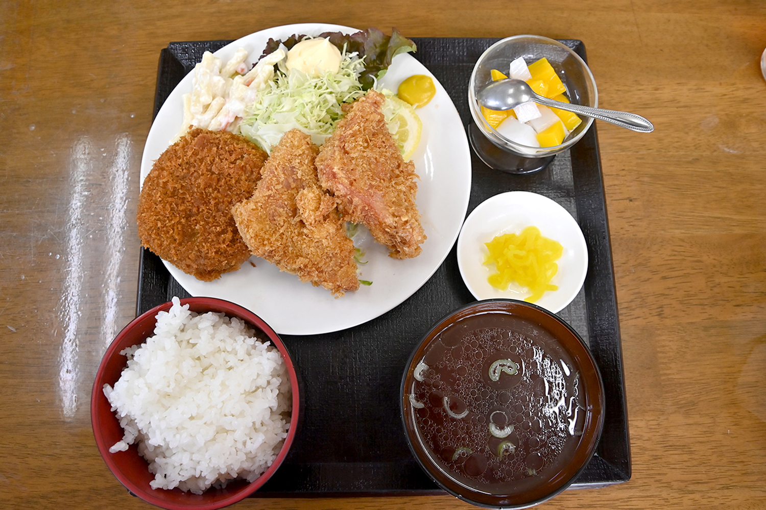 １個が普通の３個分はある「ますや食堂」の唐揚げが破壊力抜群だった【Ｐ専食堂】 〜 画像2