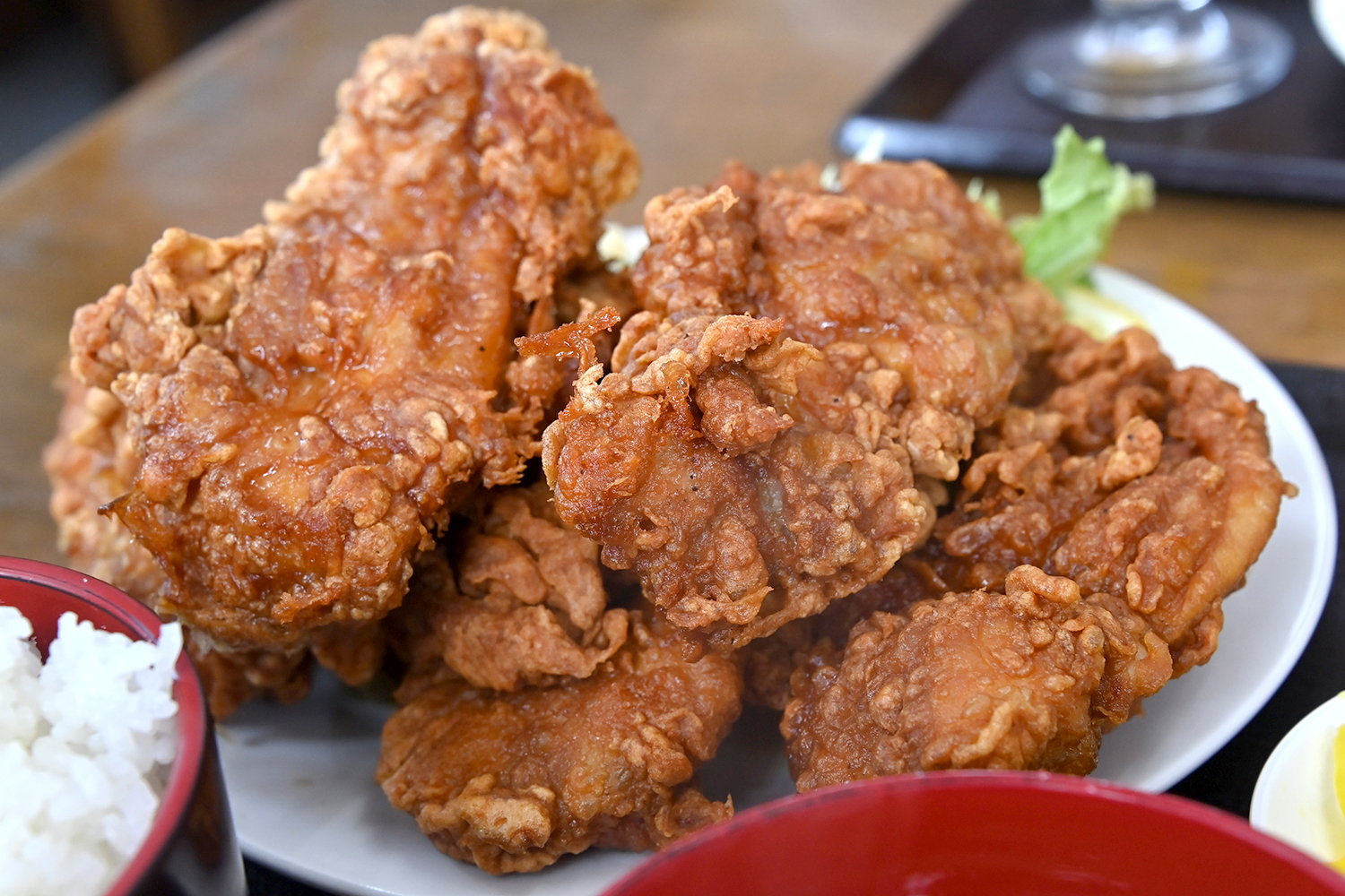 ますや食堂の唐揚げ