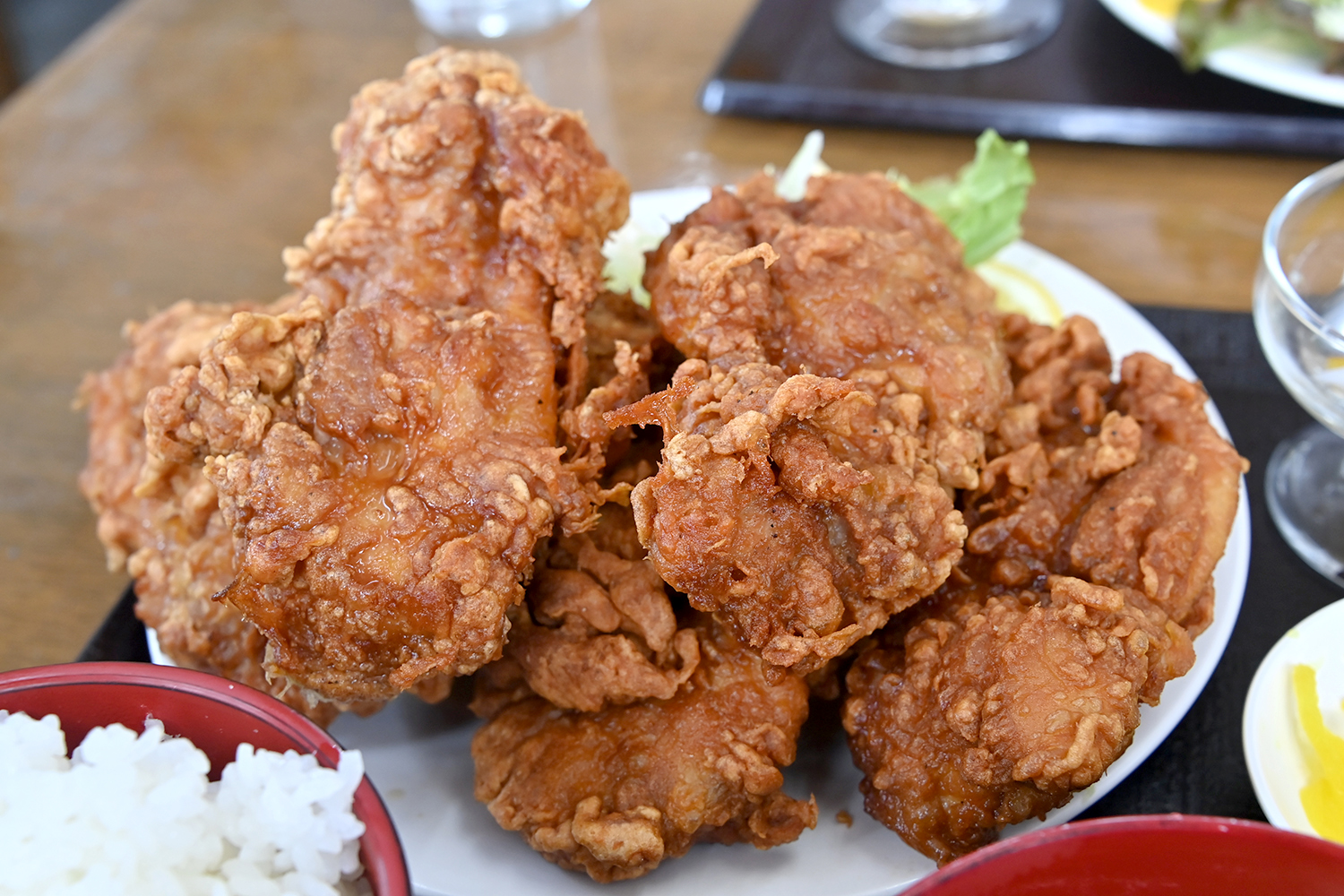 １個が普通の３個分はある「ますや食堂」の唐揚げが破壊力抜群だった【Ｐ専食堂】 〜 画像7