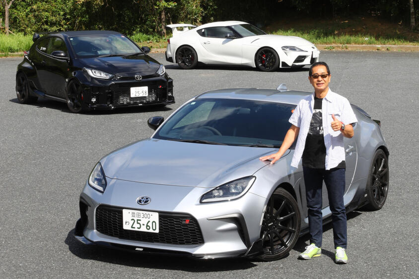 KINTOで本物チューニングカーがレンタルできる！　ドリキンも「GR86・GRスープラ・GRヤリス」の一気乗りで太鼓判【土屋圭市 峠賛歌】