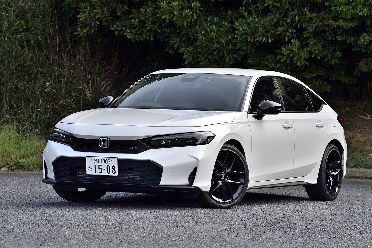 ホンダ・シビックRSのフロントスタイリング