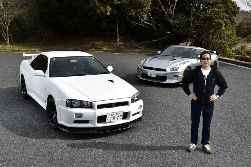 生産終了のR35GT-Rと極上のR34GT-Rを乗り比べて語る！　ドリキンが次期型GT-Rに期待するもの【土屋圭市 峠賛歌】
