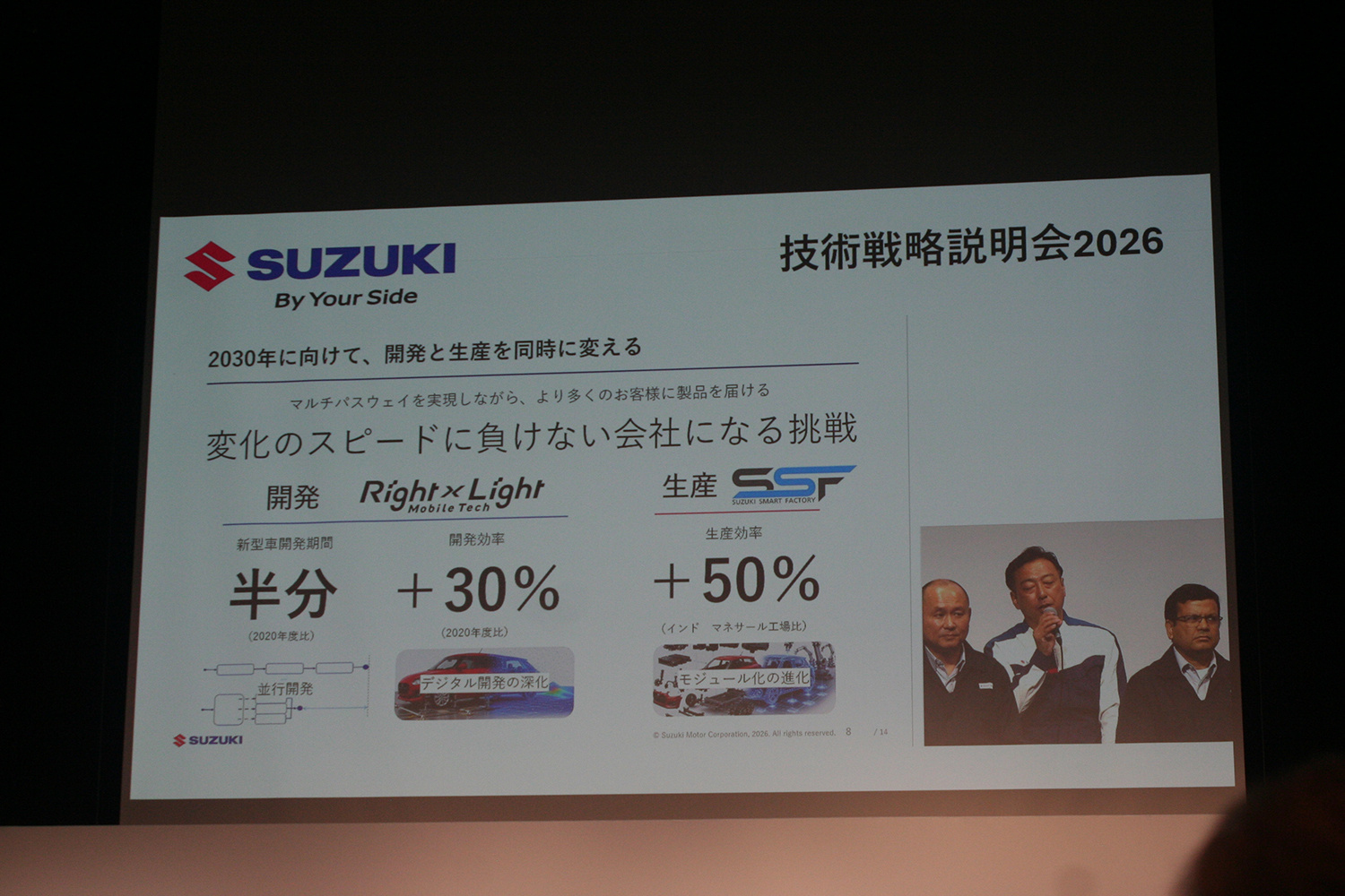 スズキが描く10年先を見据えた技術戦略の中身とは 〜 画像45