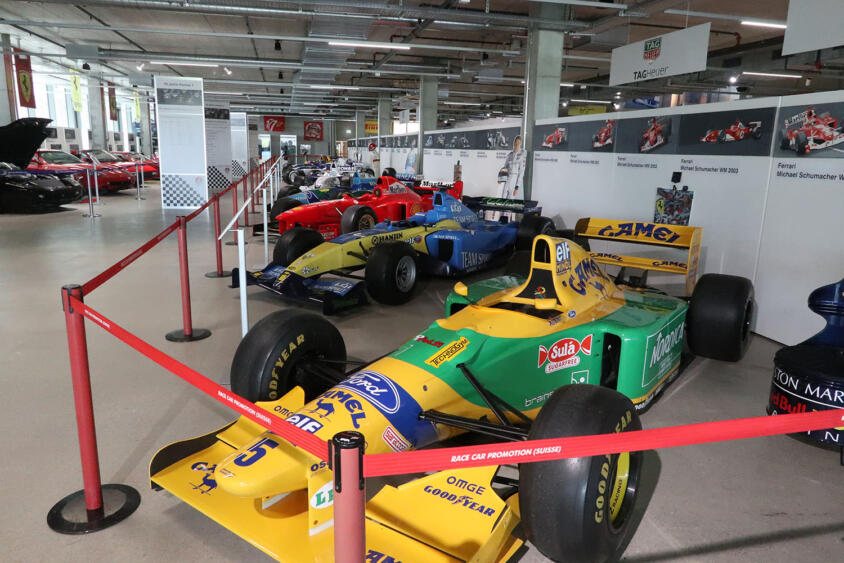 セナのロータス98Tに“青いフェラーリ”も！　スイス「フォーミュラ1博物館」の展示にマニア悶絶
