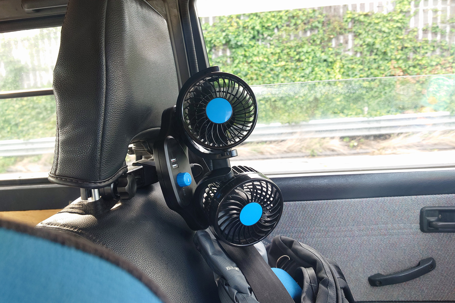 車載扇風機のイメージ