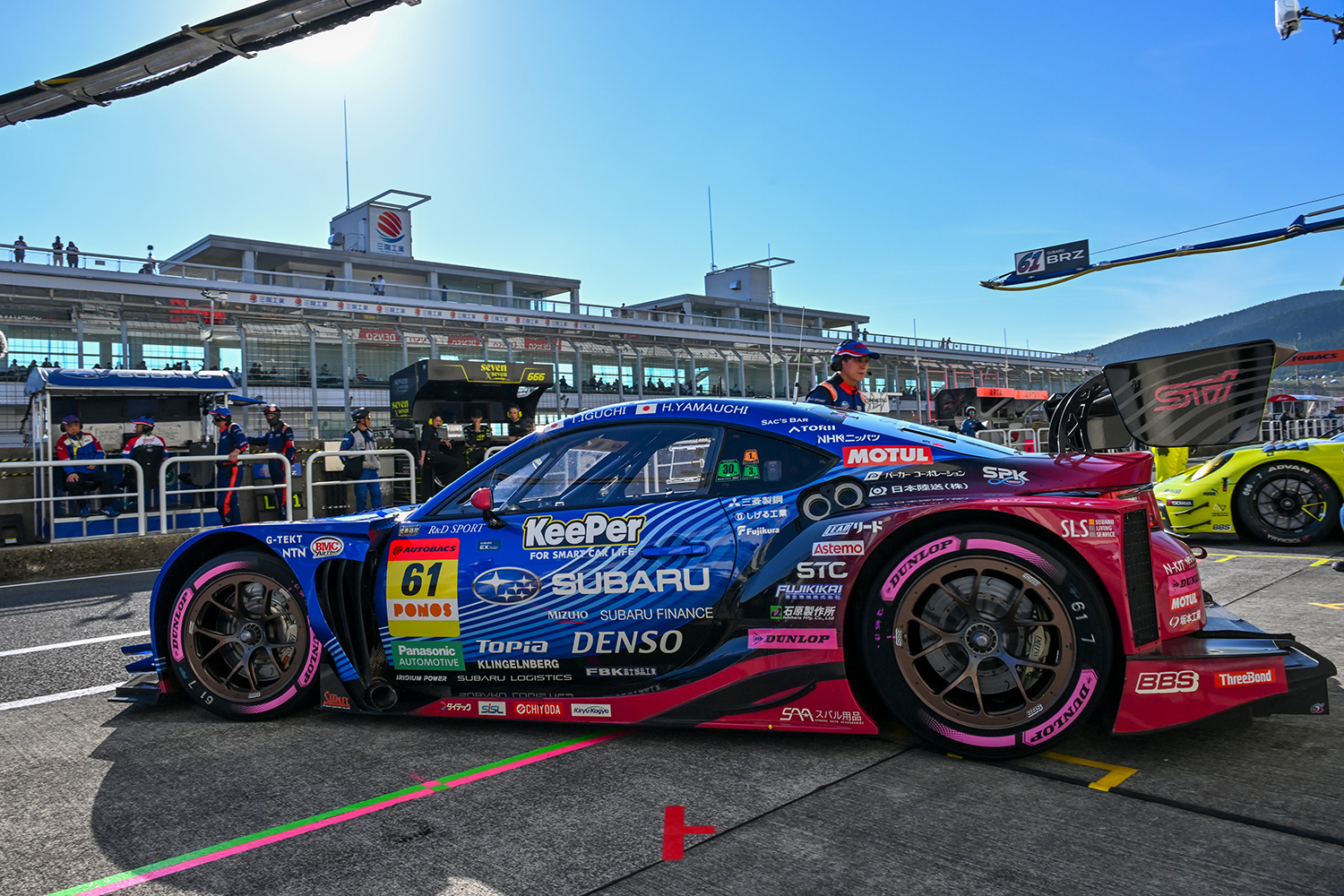 SUPER GTシリーズ第7戦「AUTOPOLIS GT 3時間 RACE」に参戦した61号車SUBARU BRZ R&D SPORT