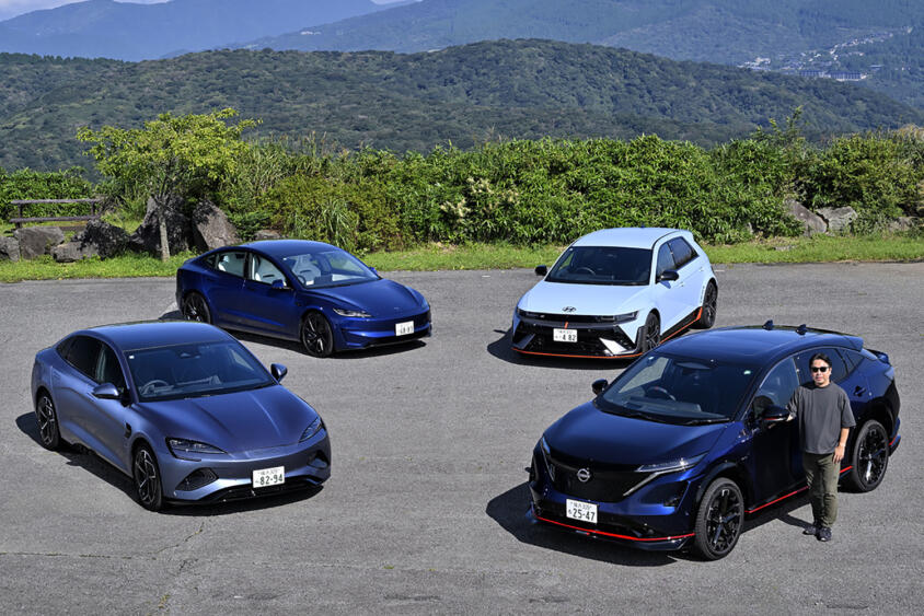 アリアNISMO・モデル3・アイオニック5N・BYDシール。日米韓中・最新スポーツBEVガチンコ比較